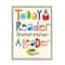 Stupell Industries Today a Reader Tomorrow a Leader Gray Framed Wall Art